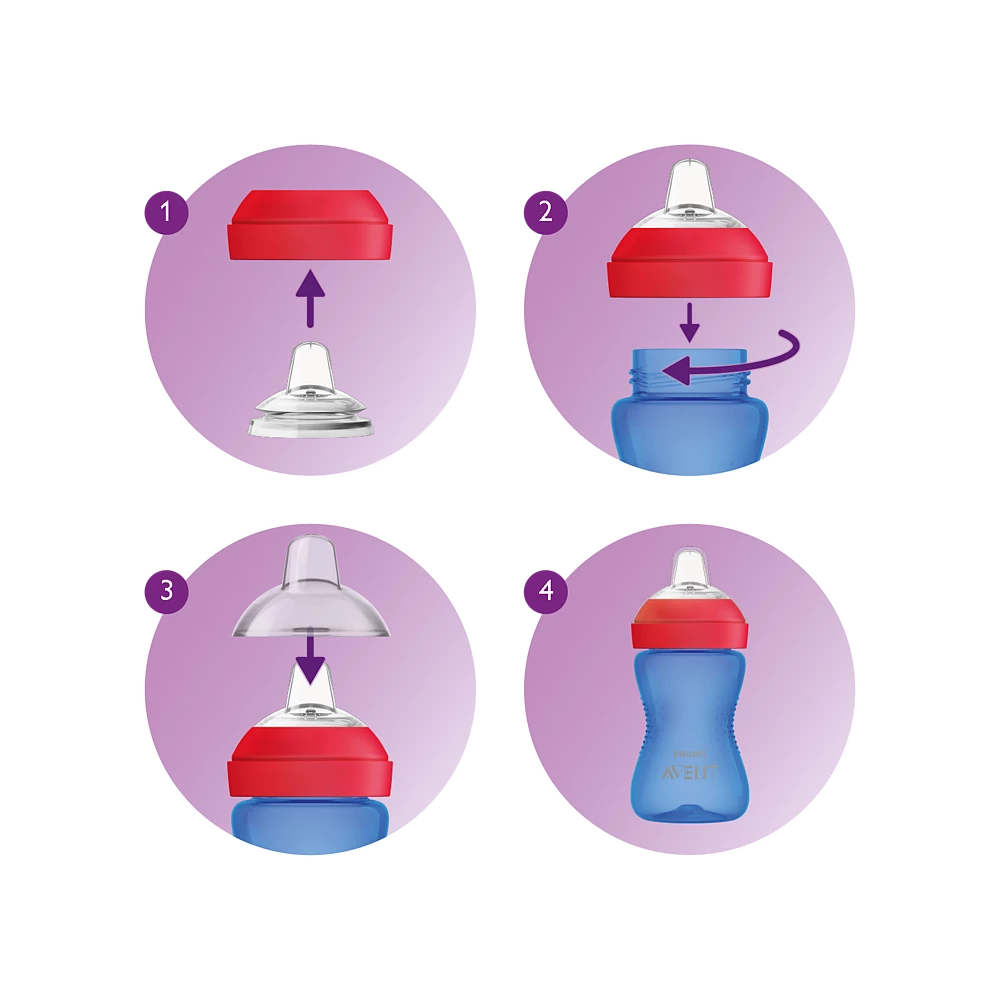 Avent Flexible silicone spout cup (SCF801/21)