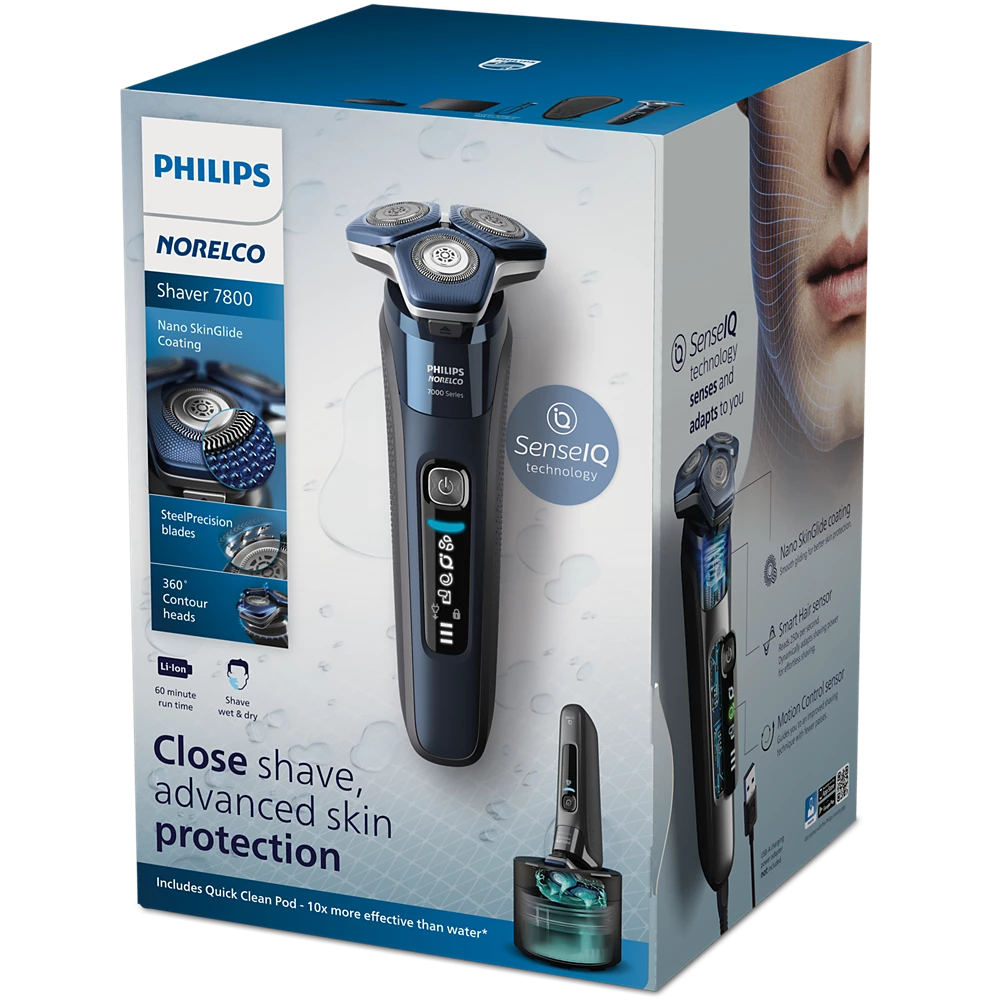 Norelco Shaver series 7000 Wet &amp; Dry electric shaver (S7885/85)