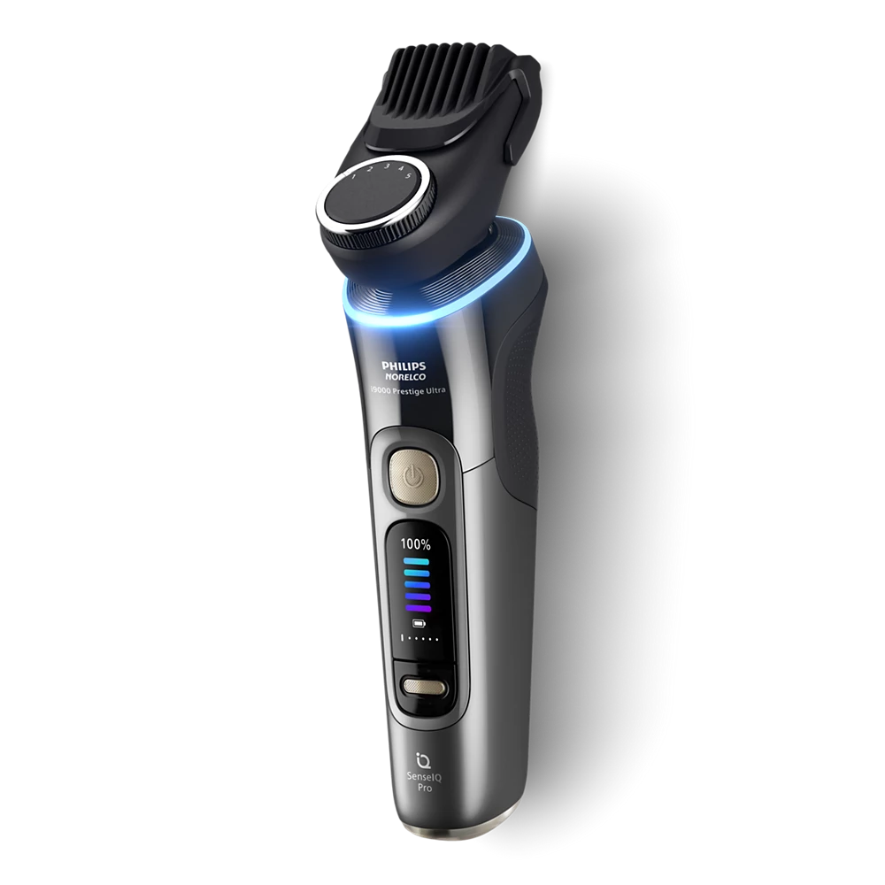 Norelco i9000 Prestige Ultra Wet&amp;Dry Electric Shaver with SenseIQ Pro (XP9402/86)