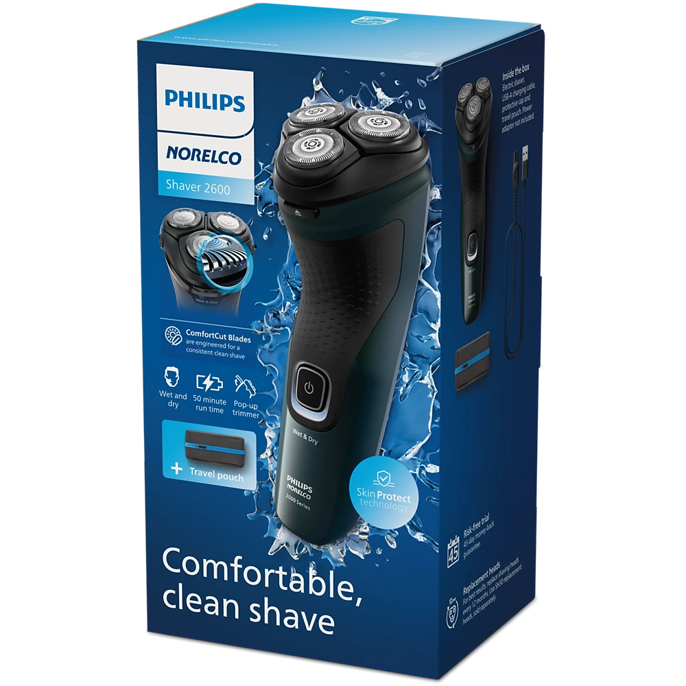 Norelco Shaver 2600 Wet &amp; Dry Electric Shaver (X3052/91)