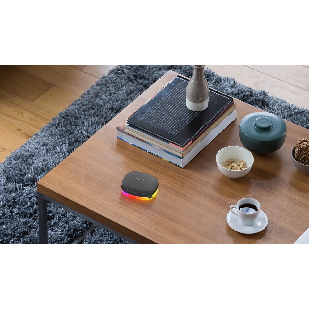 Bluetooth speaker with lights (TAS2307BK/37)