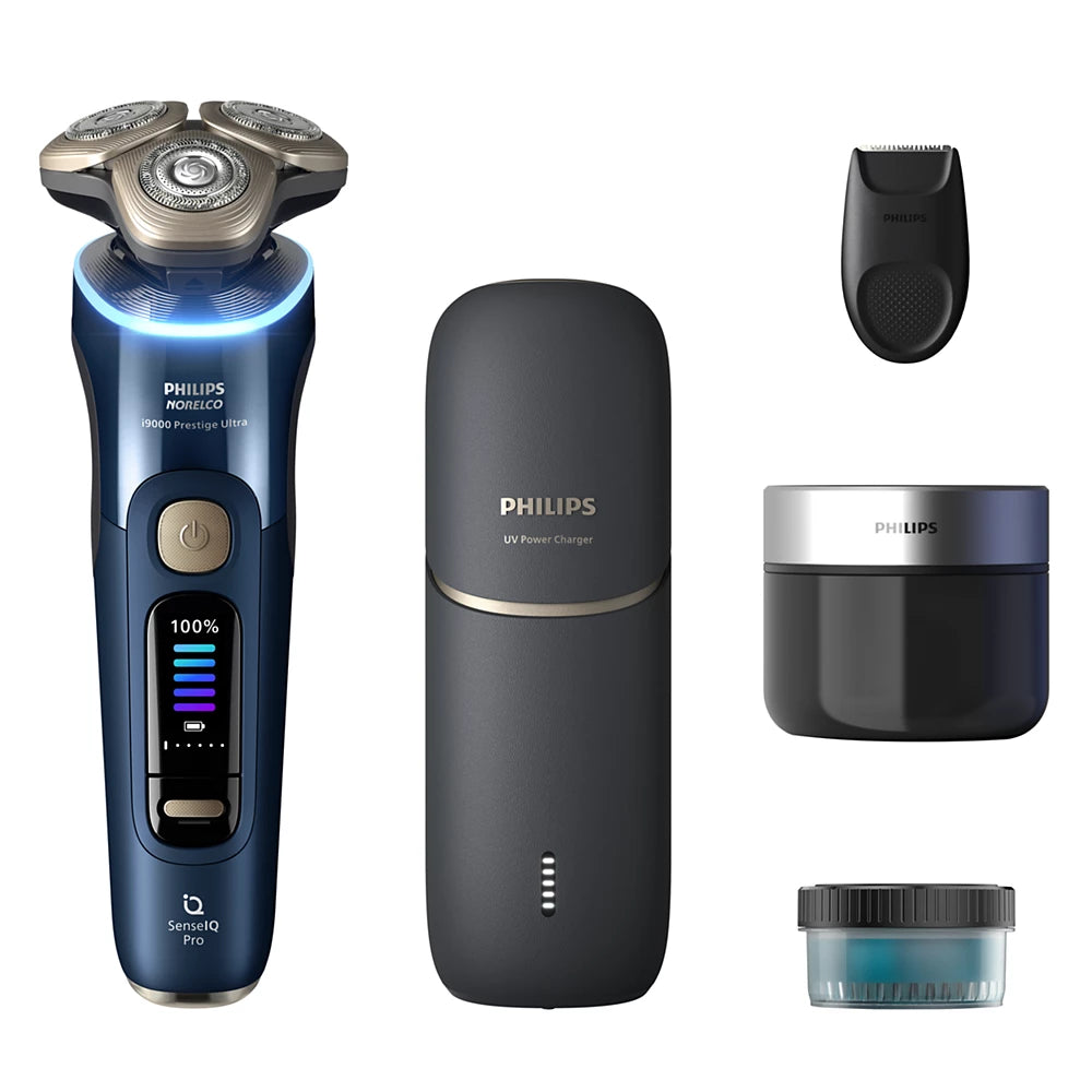 Norelco i9000 Prestige Ultra Wet&amp;Dry Electric Shaver with SenseIQ Pro (XP9401/92)
